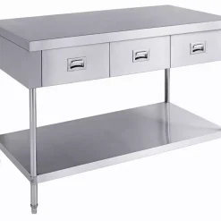 Bàn Thao Tác Inox Có Ngăn Kéo