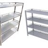 Gia công giá kệ inox 4 tầng