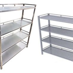 Gia công giá kệ inox 4 tầng