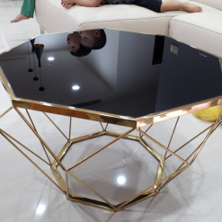 Khung Bàn Trà Inox mạ vàng